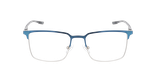 Lunettes de vue homme MAGIC 336 bleu/argenté - Vue de face