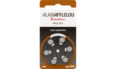 6 Piles 312 - Couleur marron