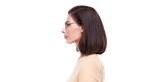 Lunettes de vue femme RZERO40 dorée - Vue de face