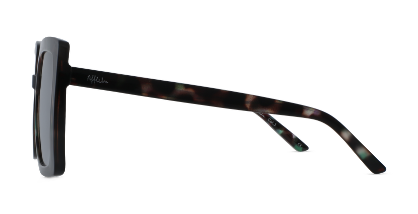 LUNETTES DE SOLEIL femme SELVA écaille/vert - Vue de face