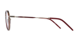 Lunettes de vue homme MAGIC226 écaille/rouge - Vue de face