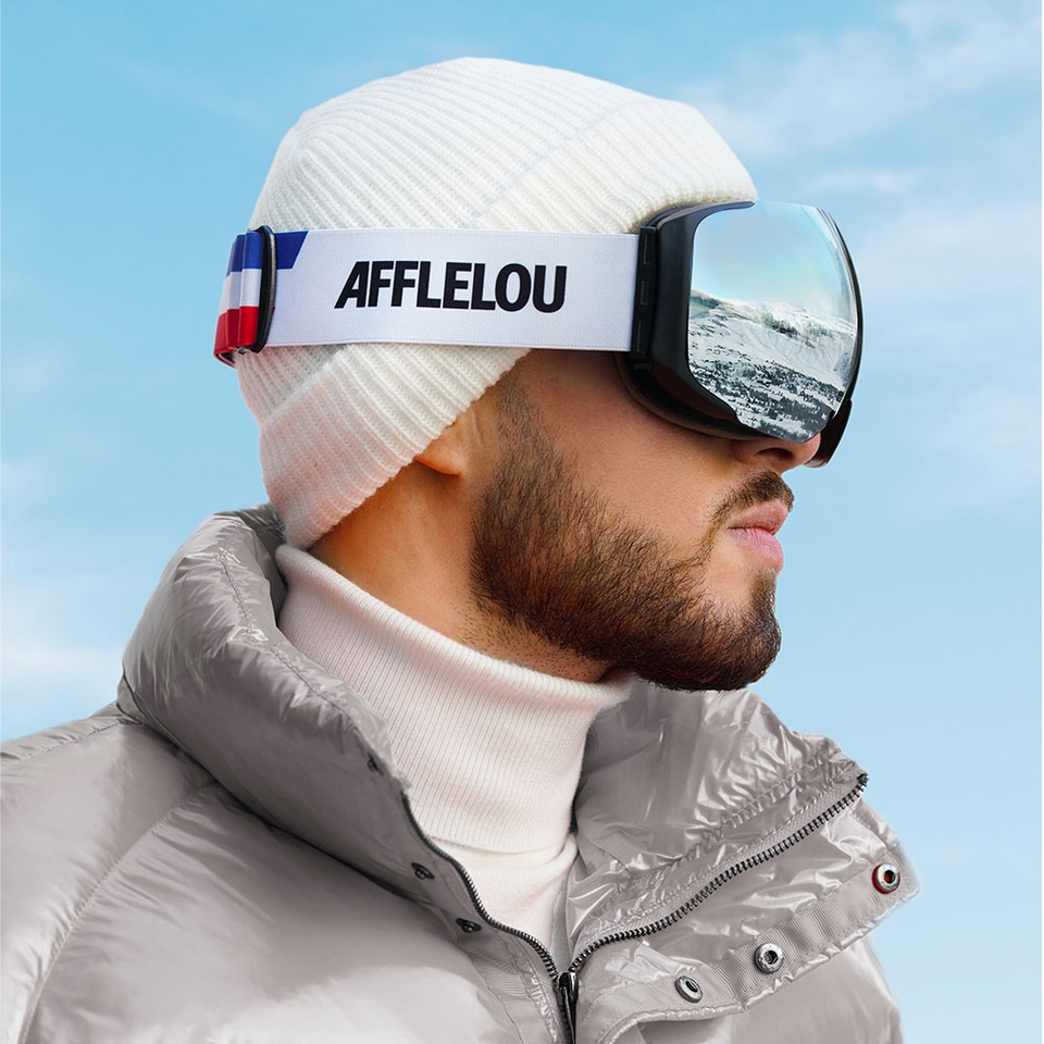 Lunettes de soleil MASQUE DE SKI MAGIC RACE noir - Vue de face