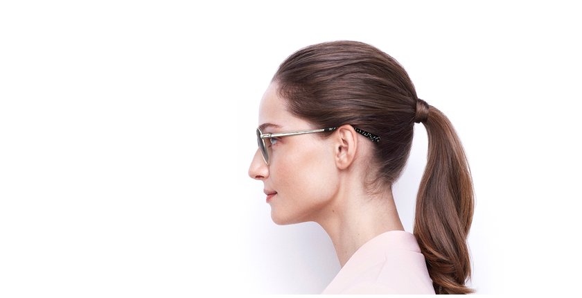 LUNETTES DE SOLEIL GU5214 doré/rose - Vue de côté