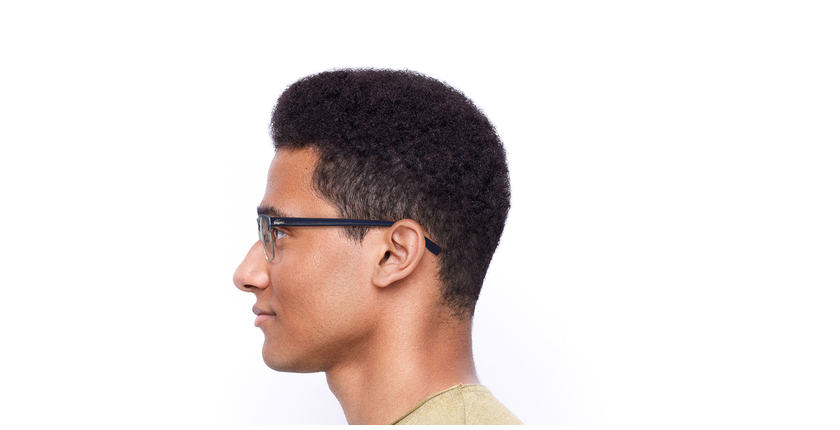LUNETTES DE VUE homme L2198 bleu - Vue de côté