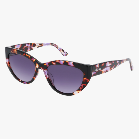Lunettes de soleil femme VENISE écaille/écaille violet