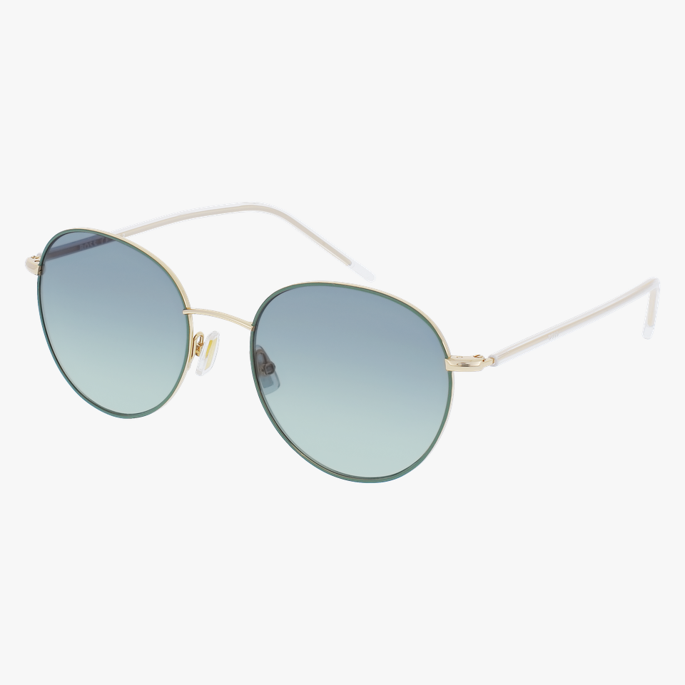 Lunettes de soleil femme 1395/S dorée - Vue de face