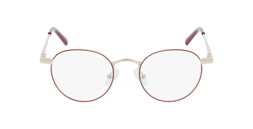 LUNETTES DE VUE enfant MAGIC JILL rouge/doré - Vue de face