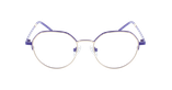 Lunettes de vue femme MAGIC 150 violet/dorée - Vue de face