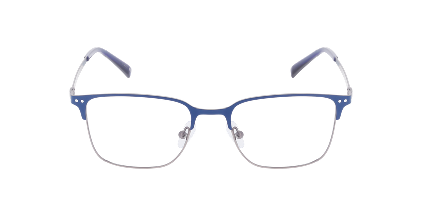 Lunettes de vue homme NATHEO bleu/bleu - Vue de face