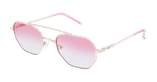 LUNETTES DE SOLEIL CERVIN doré/rose - Vue de face