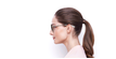 LUNETTES DE SOLEIL femme GU7784 doré/rose mat - Vue de côté