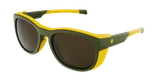 LUNETTES DE SOLEIL Skyline vert/jaune - vue de 3/4
