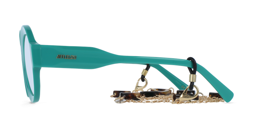 Lunettes de vue femme CARACTÈRES PERSPICACE vert - Vue de face