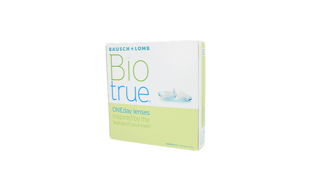 Lentilles de contact BioTrue 1 Day 90L - Vue de face