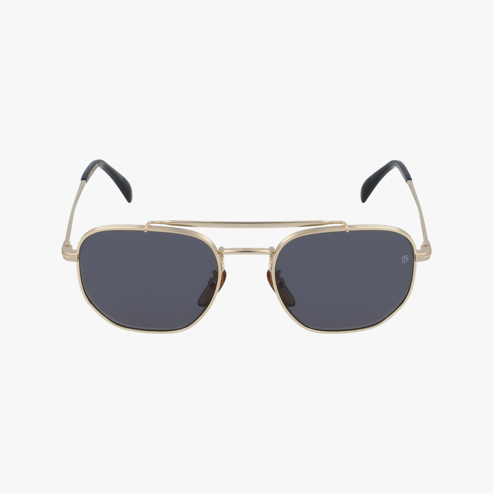 Lunettes de soleil homme DB 1079/S dorée - Vue de face