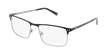 LUNETTES DE VUE homme MAGIC LEON noir/argenté - Vue de face