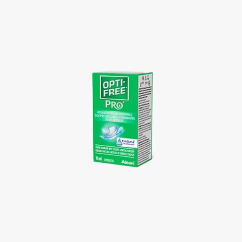 Opti-free Pro Hydratant 10 ml Vue de face