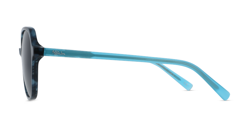 LUNETTES DE VUE enfant VIOLETTE turquoise/noir - Vue de face