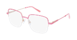 Lunettes de vue femme MAGIC MALORY rose/dorée - Vue de face