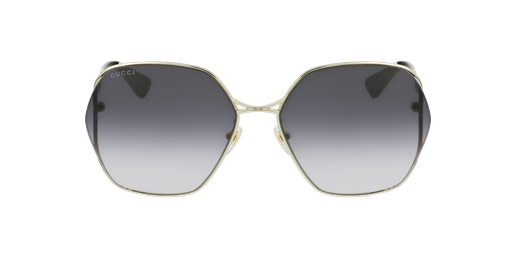 LUNETTES DE SOLEIL femme GG0818SA doré/grisVue de face