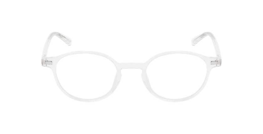 Lunettes de vue homme HARVEY blanc - Vue de face