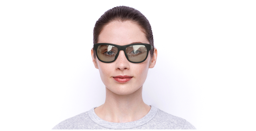 LUNETTES DE SOLEIL femme ERIS gris - Vue de face