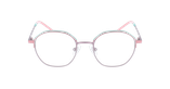Lunettes de vue femme MAGIC 152 violet frozen/vert - Vue de face