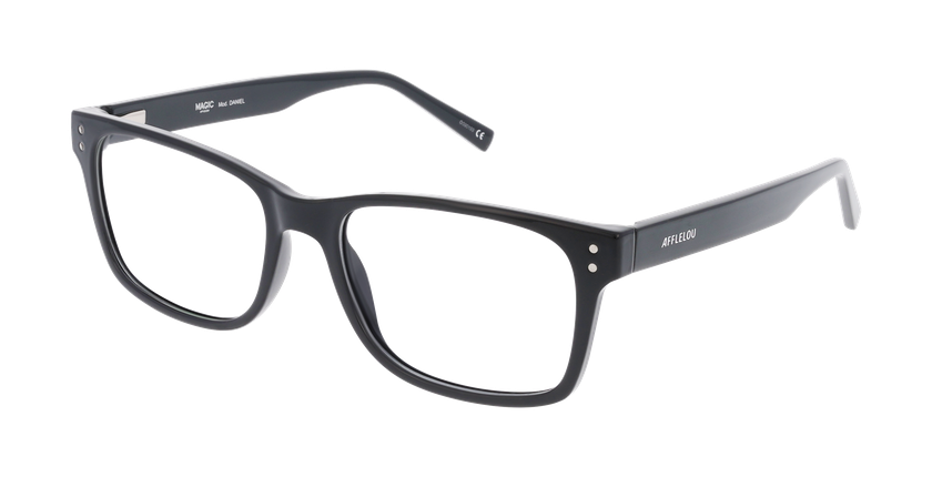 Lunettes de vue homme DANIEL noir - Vue de face