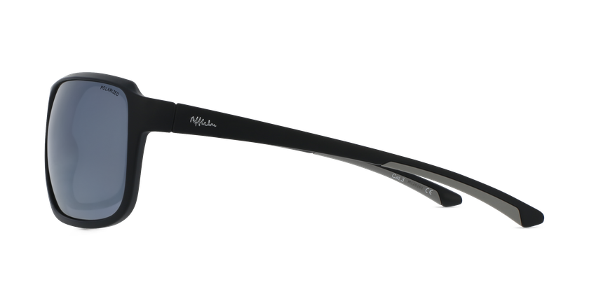 LUNETTES DE SOLEIL homme MASON noir mat/gris - Vue de face