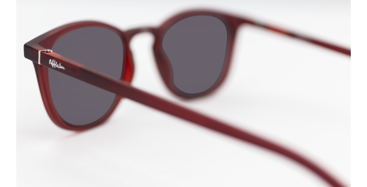 LUNETTES DE VUE FORTY solaire Bordeaux rouge/rouge