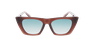 Lunettes de soleil femme NINIA marron