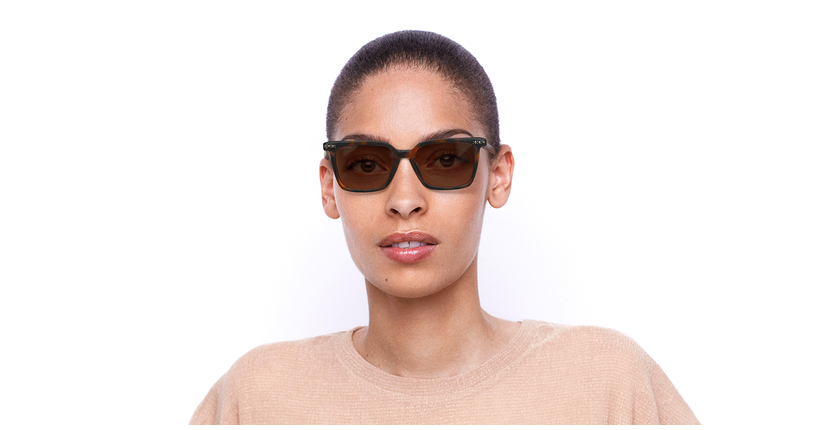 LUNETTES DE SOLEIL femme SK0355 52E écaille - Vue de face