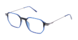 Lunettes de vue homme MAGIC260 bleu - Vue de face