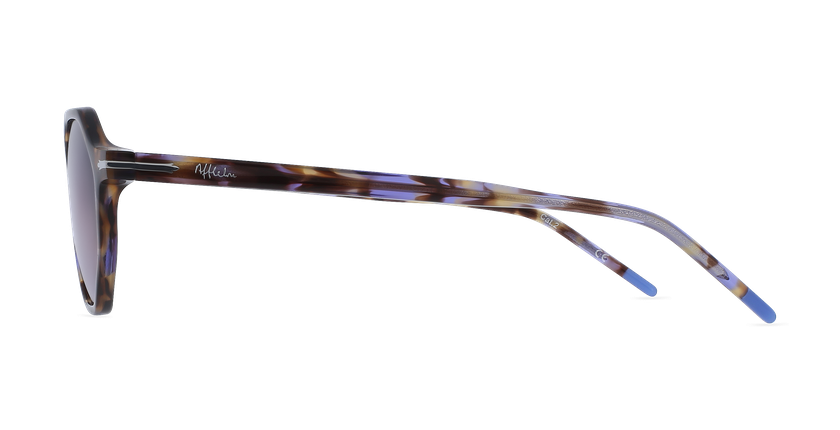 LUNETTES DE SOLEIL femme JUSSY écaille/violet - Vue de face