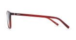 Lunettes de vue FORTY solaire Bordeaux +2.00 rouge - Vue de côté