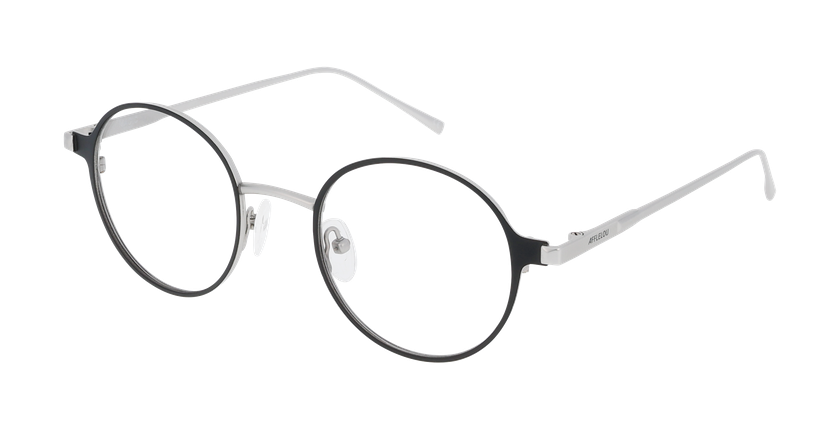 Lunettes de vue homme MAGIC315 noir/argenté - Vue de face