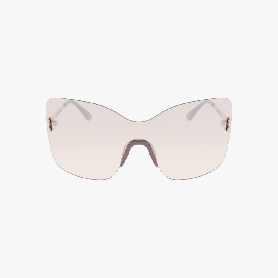 Lunettes de soleil femme AMBRA marron - Vue de face