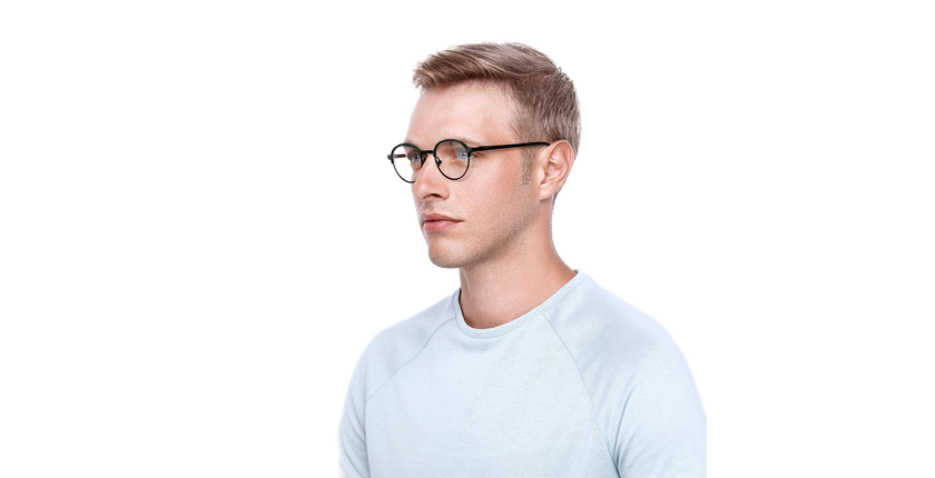 Lunettes de vue homme MAGIC276 noir/rouge - Vue de face