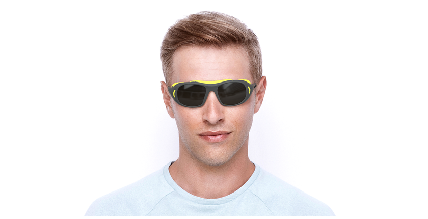 LUNETTES DE SOLEIL Landmark gris - Vue de face
