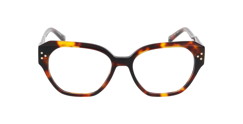 Lunettes de vue femme CARACTÈRES RAFFINÉE écaille - Vue de face