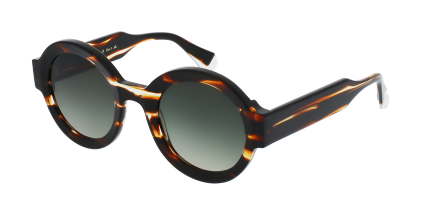 LUNETTES DE SOLEIL femme LAURA 6454 marron - Vue de face