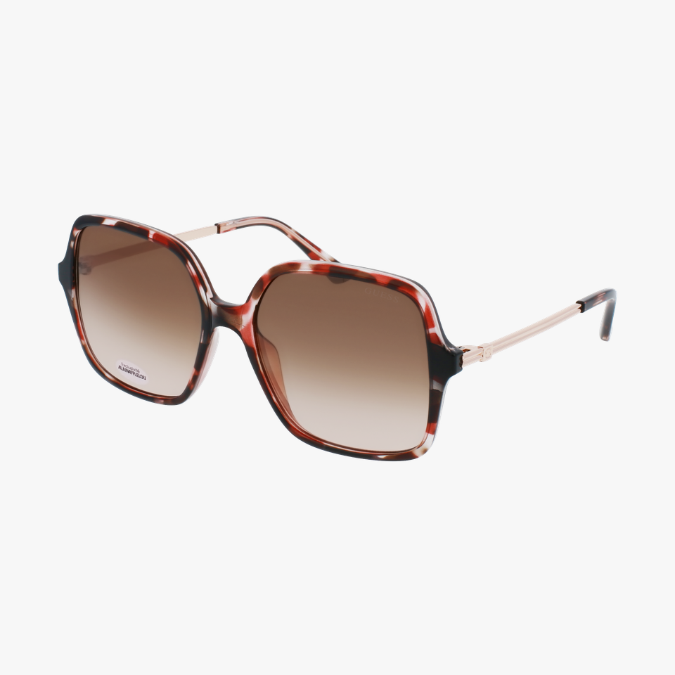Lunettes de soleil femme GU7845 rose - Vue de face