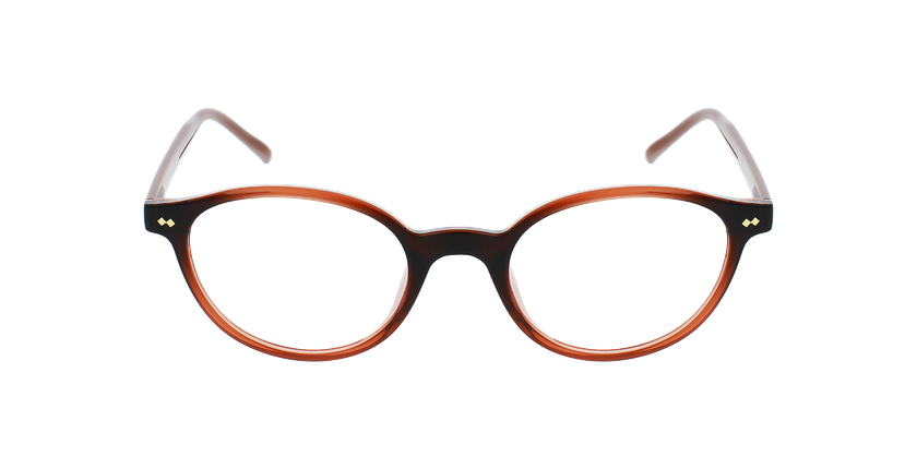 LUNETTES DE VUE femme MILEY marron - Vue de face