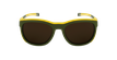 LUNETTES DE SOLEIL Skyline vert/jaune - Vue de face