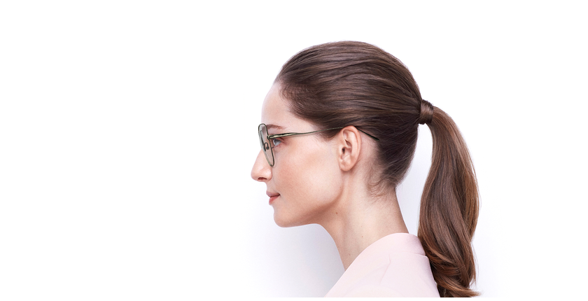 Lunettes de vue femme MAGIC 172 dorée - Vue de face