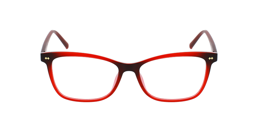 LUNETTES DE VUE femme ISADORA rouge - Vue de face