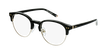 LUNETTES DE VUE enfant MOOD noir/doré - vue de 3/4