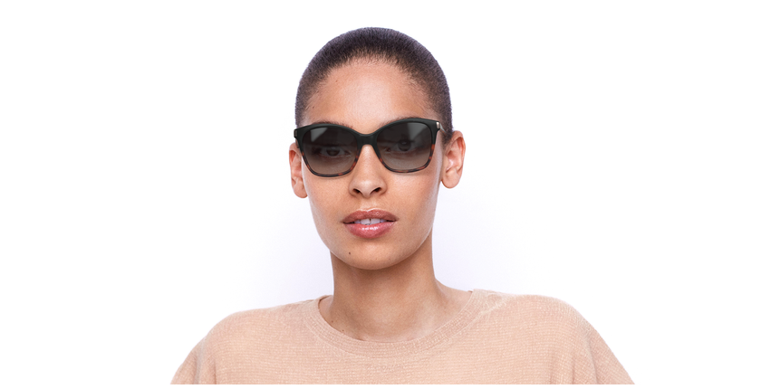 LUNETTES DE SOLEIL femme LO625S marron/violet - Vue de face