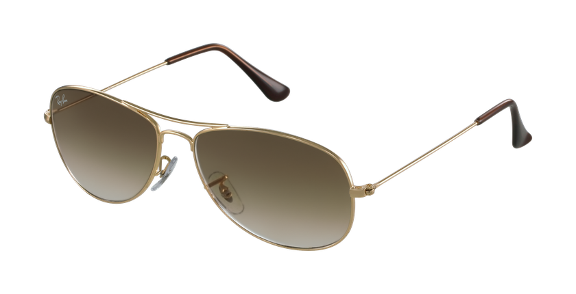 LUNETTES DE SOLEIL homme COCKPIT doré - Vue de face