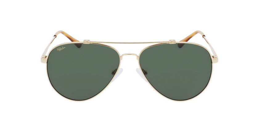 LUNETTES DE SOLEIL homme SANTI doré - Vue de face